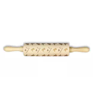 German Pinscher - patterned rolling pin with a dog, rolling pin for dough and ceramics, a gift for a pastry chef from the Art-Dog brand