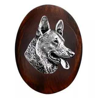 Deutscher Schäferhund - Hundeausstellungsbrosche, Startnummernclip, Hundeanstecker von Art-Dog