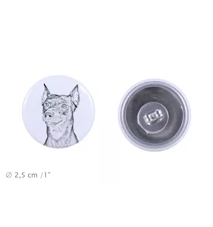 German Pinscher - unique dog earrings, your pet on a keychain, Art-Dog's own brand