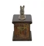 Berger allemand, Berger d'Alsace, Berger alsacien - urne pour les cendres de chien, urne avec une statuette, urne personnalisée pour les cendres de chien de la marque Art-Dog