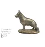 Berger allemand, Berger d'Alsace, Berger alsacien - urne pour les cendres de chien, urne avec une statuette, urne personnalisée pour les cendres de chien de la marque Art-Dog