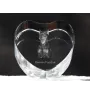 Pinscher allemand - une photo de chien dans un cristal, un cœur en cristal, un cadre photo exceptionnel de la marque Art-Dog