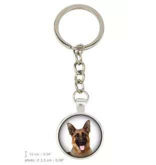 Berger allemand, Berger d'Alsace, Berger alsacien - porte-clés avec votre photo, accessoire pour clés, breloque pour sac de la marque Art-Dog