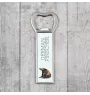 German Pinscher - bottle opener with a picture and inscription for beer by Art-Dog