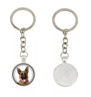 Deutscher Schäferhund - Schlüsselanhänger in einer Box, eigenes Foto, Schlüsselanhänger der Marke Art-Dog