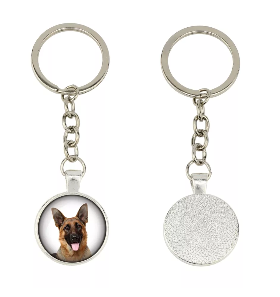 Deutscher Schäferhund - Schlüsselanhänger in einer Box, eigenes Foto, Schlüsselanhänger der Marke Art-Dog