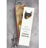 Pinscher allemand - une boîte géométrique avec une photo et un texte pour le vin de la marque Art-Dog