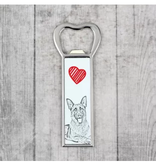 Berger allemand, Berger d'Alsace, Berger alsacien - ouvre-bouteille avec chien, ouvre-bouteille personnalisé pour réfrigérateur, cadeau unique pour homme de la marque Art-Dog