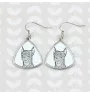 German Pinscher - dog earrings, hanging earrings with a picture, personalized jewelry with Art-Dog brand print