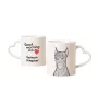 Deutscher Pinscher - Tasse mit Hund, entzückende Tasse mit herzförmigem Henkel, universelles Geschenk der Marke Art-Dog
