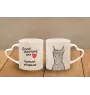 German Pinscher - cup with a dog, adorable cup with a heart-shaped handle, universal gift from the Art-Dog brand