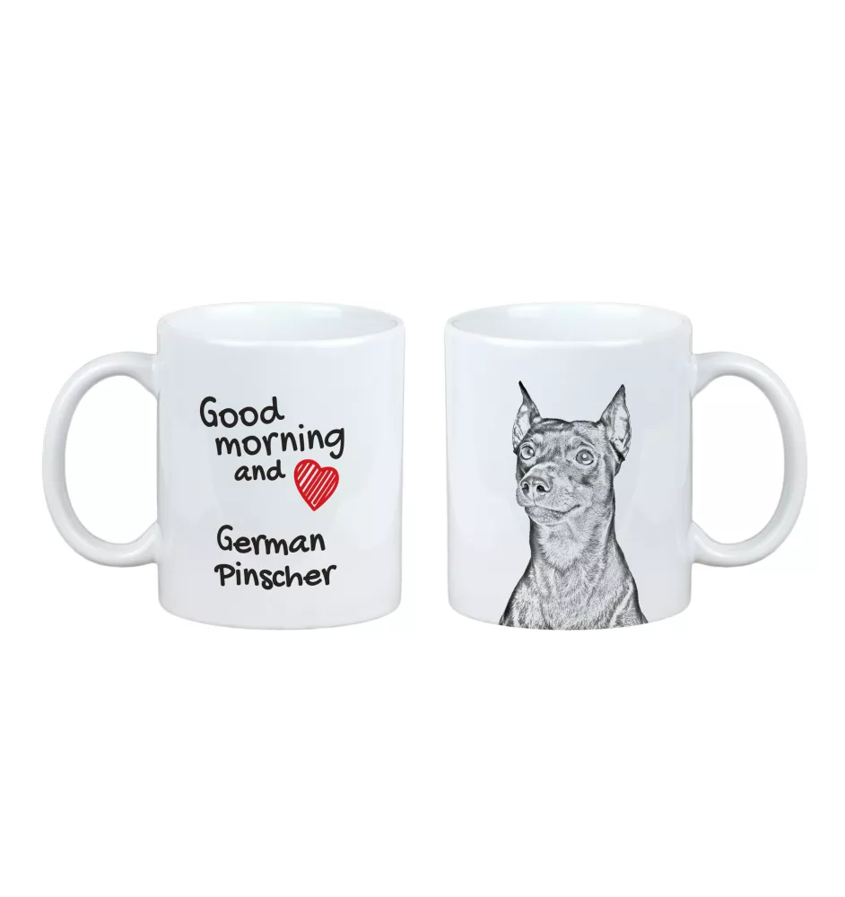 German Pinscher - cup with a dog, cup with a photo, personalized gift from the Art-Dog brand