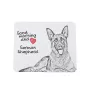 Deutscher Schäferhund - Mauspad mit Druck, personalisiertes Mauspad mit Hund, einzigartiges Gadget für Büroangestellte von Art-Dog.