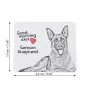 Berger allemand, Berger d'Alsace, Berger alsacien - tapis de souris personnalisé avec impression, tapis de souris personnalisé avec chien, accessoire unique pour employé de bureau de la marque Art-Dog