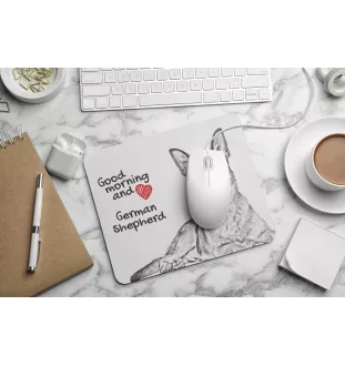 Deutscher Schäferhund - Mauspad mit Druck, personalisiertes Mauspad mit Hund, einzigartiges Gadget für Büroangestellte von Art-Dog.