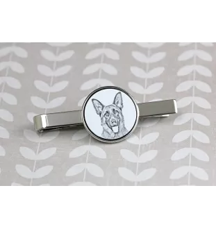 Berger allemand, Berger d'Alsace, Berger alsacien - épingle à cravate avec chien, pince à cravate personnalisée, cadeau unique pour homme de la marque Art-Dog
