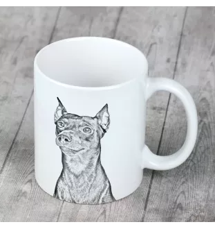 German Pinscher - cup with a dog, cute cup with graphics, a gift with your photo from the Art-Dog brand