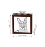 Berger allemand, Berger d'Alsace, Berger alsacien - porte-stylo avec chien, organiseur de bureau avec impression, décoration de bureau personnalisée de la marque Art-Dog