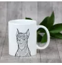 Deutscher Pinscher - Tasse mit Hund, fröhliche Tasse für Hundeliebhaber, personalisiertes Geschenk der Marke Art-Dog