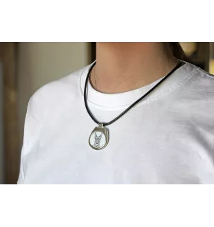 Berger allemand, Berger d'Alsace, Berger alsacien - collier avec chien, pendentif personnalisé avec photo, collier unique pour femmes et hommes de la marque Art-Dog