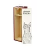 German Pinscher - wine box with a dog, alcohol box with graphics, personalized gift box from the Art-Dog brand