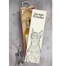 German Pinscher - wine box with a dog, alcohol box with graphics, personalized gift box from the Art-Dog brand