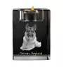 Deutscher Schäferhund - Kerzenhalter mit Hundefoto, Teelichthalter aus Kristall, personalisiertes Geschenk der Marke Art-Dog