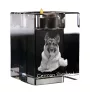 Berger allemand, Berger d'Alsace, Berger alsacien - Bougeoir avec photo de chien, porte bougie en cristal, cadeau personnalisé par la marque Art-Dog