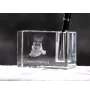 Berger allemand, Berger d'Alsace, Berger alsacien - Porte-stylos, organiseur en cristal avec photo de chien, décoration de bureau unique par la marque Art-Dog