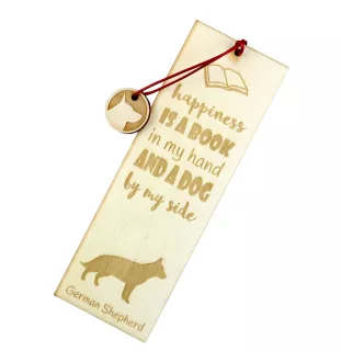 Berger allemand, Berger d'Alsace, Berger alsacien - marque-page pour livre avec chien, marque-page personnalisé, accessoire canin pour les lecteurs de la marque Art-Dog