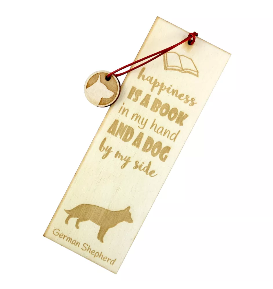 Berger allemand, Berger d'Alsace, Berger alsacien - marque-page pour livre avec chien, marque-page personnalisé, accessoire canin pour les lecteurs de la marque Art-Dog