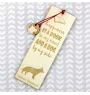 Berger allemand, Berger d'Alsace, Berger alsacien - marque-page pour livre avec chien, marque-page personnalisé, accessoire canin pour les lecteurs de la marque Art-Dog