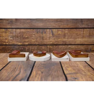 Deutscher Schäferhund - Holzschriftzug LOVE, Innendekoration mit Hund, entzückende Dekoration für das Regal der Marke Art-Dog