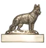 Deutscher Schäferhund - Haustürschild mit Hund, Messingschild mit Namen, personalisiertes Türschild mit Markennamen Art-Dog
