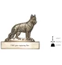 Berger allemand, Berger d'Alsace, Berger alsacien - plaque d'adresse avec chien, plaque de nom en laiton, plaque de porte personnalisée avec le nom de la marque Art-Dog