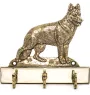 Owczarek niemiecki wieszak z mosiądzu Art-Dog