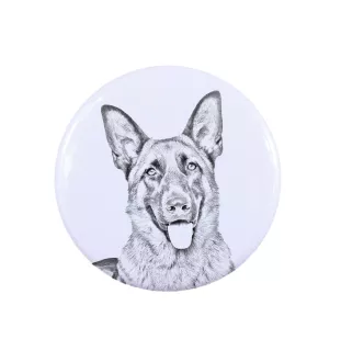 Berger allemand, Berger d'Alsace, Berger alsacien - bijoux pour femmes avec l'image d'un chien, produit fait à la main, possibilité d'ajouter sa propre photo, marque Art-Dog