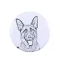 Deutscher Schäferhund - Anstecknadel mit Ihrem Hund, fügen Sie Ihr eigenes Foto hinzu, Marke Art-Dog