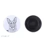 Deutscher Schäferhund Magnet mit einem Hundepfotenabdruck, außergewöhnlich leicht, starker Magnet, handgefertigtes Produkt der Marke Art-Dog