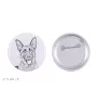 Owczarek niemiecki przypinka z psem duża Art-Dog