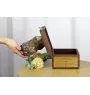 German Shepherd Dog, Alsatian Wolf Dog - urn for dog ashes with a statuette, small urn for a dog, personalized urn with a bust of a dog by Art-Dog brand