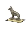 Owczarek niemiecki statuetka na piaskowym kamieniu Art-Dog