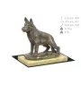 Deutscher Schäferhund - Hundestatue, Hundesilhouettefigur, Trophäe für die Hundeausstellung der Marke Art-Dog