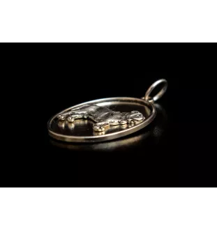 German Shepherd Dog, Alsatian Wolf Dog II - necklace with a dog, pendant for a dog mom, unique jewelry from the Art-Dog brand