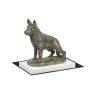 Owczarek niemiecki statuetka na białym drewnie Art-Dog