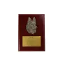 Deutscher Schäferhund II - Flachrelief eines Hundes, kleiner Dekor, realistische Plakette mit Hund von der Marke Art-Dog