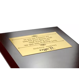 Berger allemand, Berger d'Alsace, Berger alsacien II - bas-relief de chien, petit décor, plaque réaliste avec chien de la marque Art-Dog