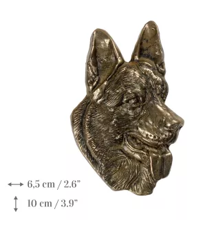 Deutscher Schäferhund I - Gedenktafel mit Hund, personalisierten Dank, Auszeichnung, Diplom mit Widmung der Marke Art-Dog