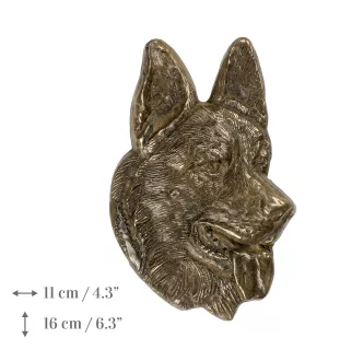 Berger allemand, Berger d'Alsace, Berger alsacien II - plaque commémorative avec chien, remerciement personnalisé, récompense, diplôme avec dédicace de la marque Art-Dog