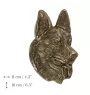 Berger allemand, Berger d'Alsace, Berger alsacien II - plaque commémorative avec chien, remerciement personnalisé, récompense, diplôme avec dédicace de la marque Art-Dog